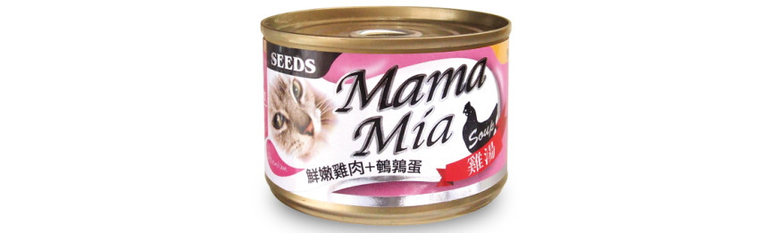 SEEDS MamaMia機能愛貓雞湯罐系列